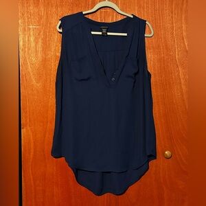 Torrid Navy Sleeveless Top